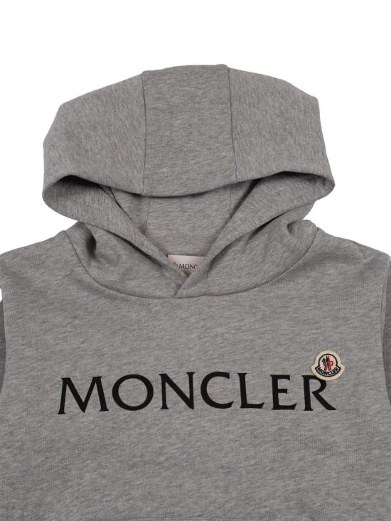  [키즈] 몽클레어 풀오버 아동용 후드티 스웨터 (회색) - MONCLER
