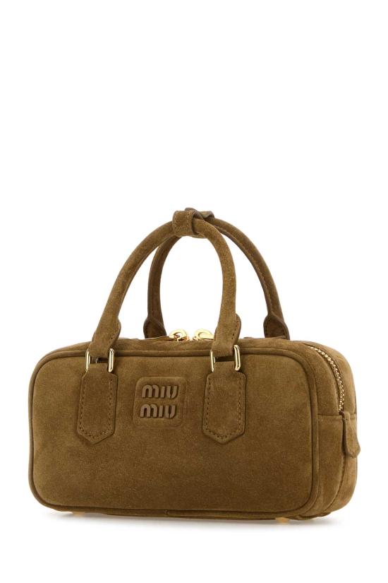 26FW 미우미우 토트백 5BB142VOON2CS4 F0393 Camel - MIU MIU