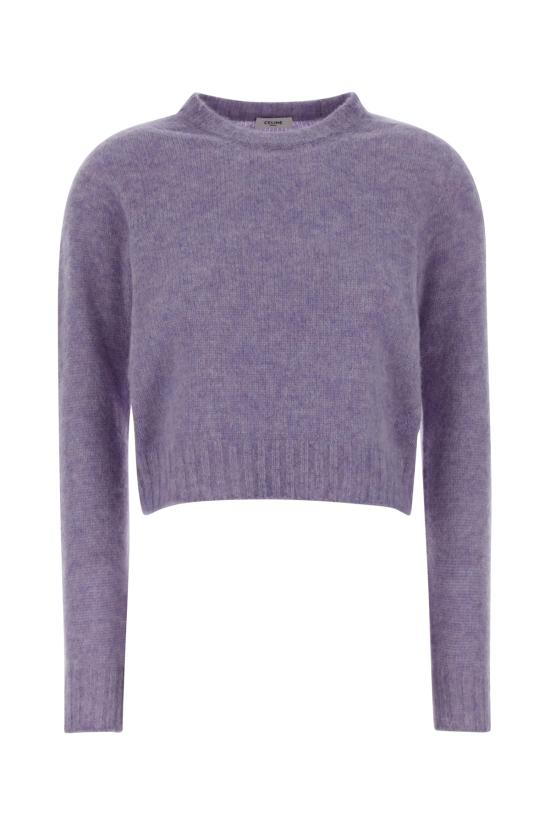 25FW 셀린느 셰틀랜드 울 크루넥 스웨터 RY0KO0904 33LP LIGHTPURPLE