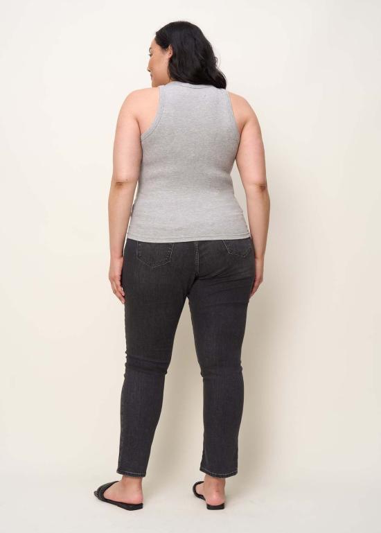  더 스탠다드 스티치 민소매 티셔츠 스탠다드 스티치 리브드 레이서 탱크탑 - THE STANDARD STITCH