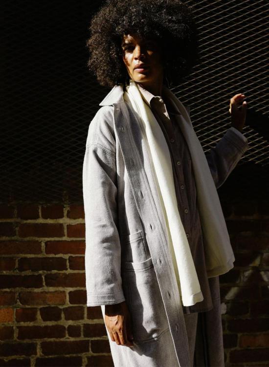  시크 콜렉티브 코트 Seek Collective Monty Twill  그레이