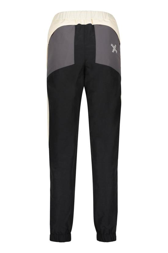  겐조 숏팬츠 테크노 패브릭 트랙 팬츠 블랙 - KENZO