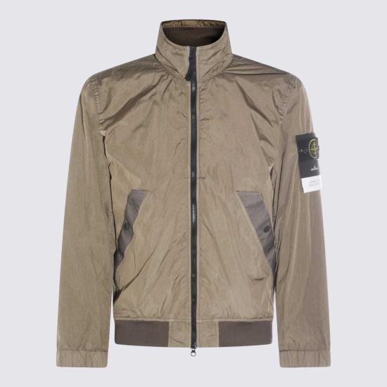  스톤 아일랜드 자켓 캐주얼 재킷 밀리터리 그린