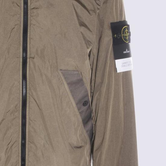  스톤 아일랜드 자켓 캐주얼 재킷 밀리터리 그린 - STONE ISLAND