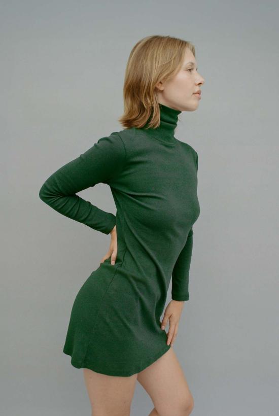  질 로드리게즈 숏 원피스 길 로드리게즈 터틀넥 롱사이즈 벨뷰 미니 드레스 - GIL RODRIGUEZ