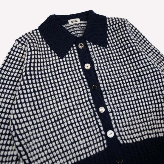  [키즈] 지지 니트웨어 풀오버 Gigi 니트웨어 미스매치 카디건 미니 - GIGI KNITWEAR