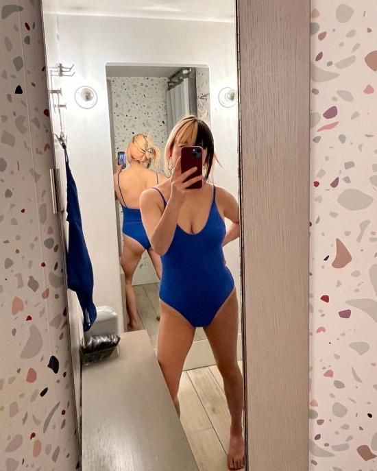  하이트 원피스 수영복 지우 원피스 코발트 - HAIGHT