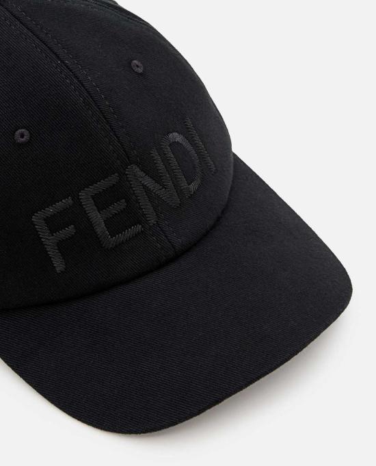  펜디 모자 베이스볼 캡 네로 - FENDI