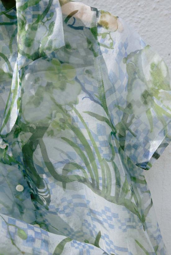  Jess Meany 반팔 셔츠 제스 미니 오키드 오르간자 라구나 라운지  오키드 오르간자 - OTHER BRANDS