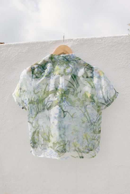  Jess Meany 반팔 셔츠 제스 미니 오키드 오르간자 라구나 라운지  오키드 오르간자 - OTHER BRANDS