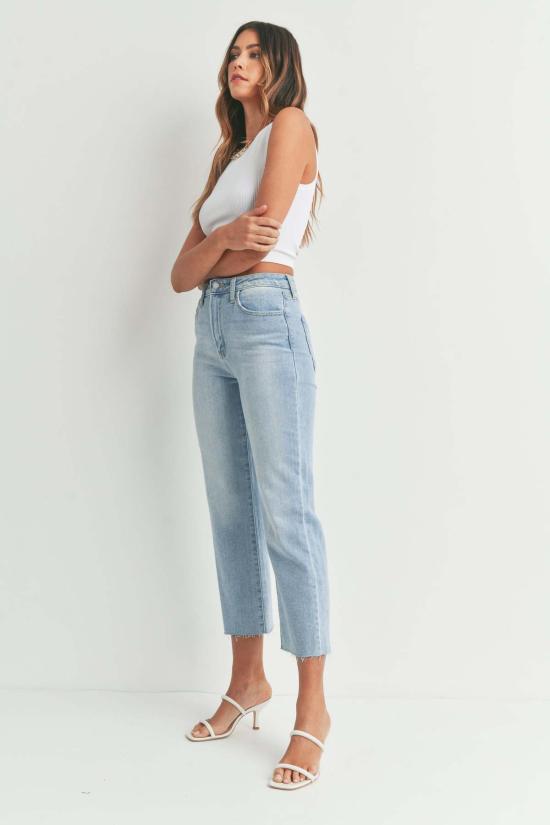  저스트 블랙 데님 데님 팬츠 오리지널 스트레이트 진 미디엄 데님/라이트 데님/다크 데님 - JUST BLACK DENIM