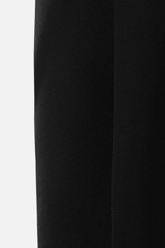  토템 스트레이트 팬츠 울 블렌드 플리츠 팬츠 블랙 - TOTEME