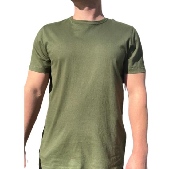  [키즈] Prescott 트레이닝 상의 프레스콧 베이비 피마 티셔츠, 포병 녹색