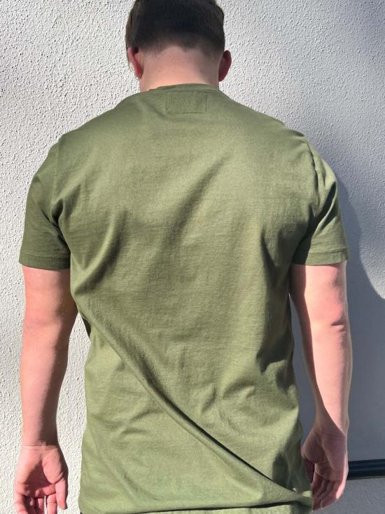  [키즈] Prescott 트레이닝 상의 프레스콧 베이비 피마 티셔츠, 포병 녹색 - PRESCOTT