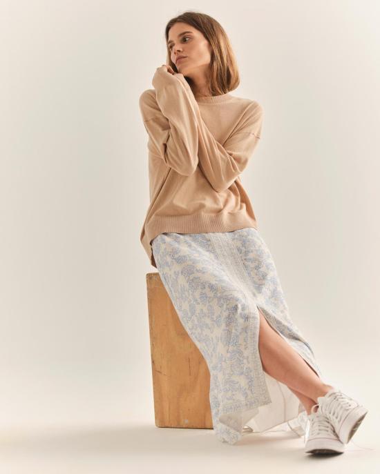  카르톨리나 미디 스커트 클라라  칼리테아 아이보리