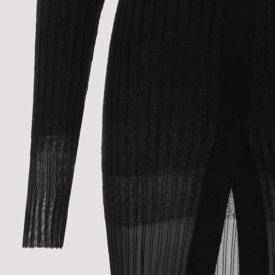  디 아티코 점프수트 아티코 드레스 블랙 디그라데이션 - THE ATTICO