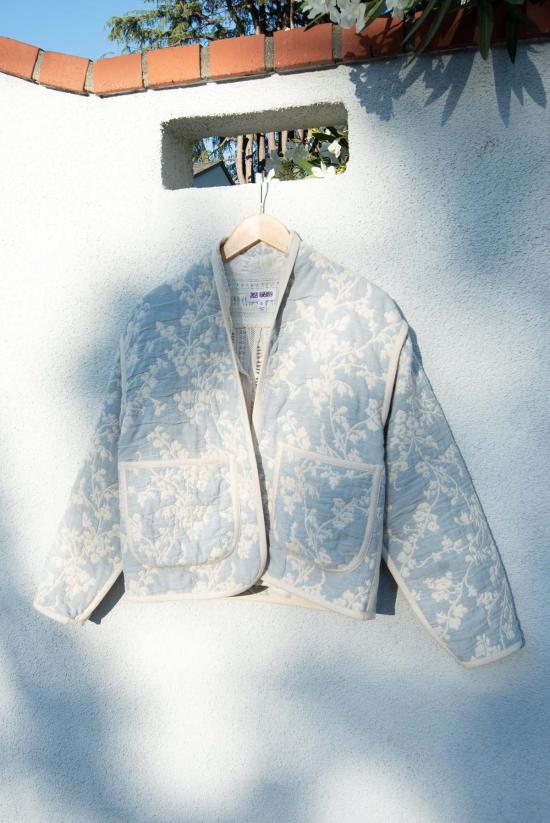  제스 미니 자켓 주니퍼 크롭 코트 콘플라워 - JESS MEANY