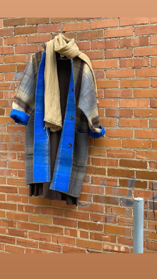  소피 드후레 패딩 소피 드후어 체크무늬 코트 - SOFIE D'HOORE