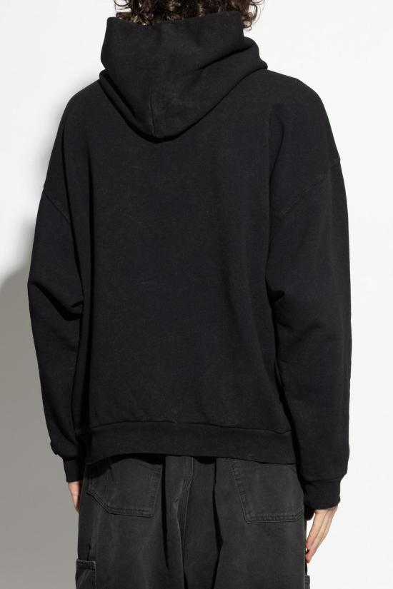  발렌시아가 긴팔 티셔츠 프린트 스웨트셔츠 - BALENCIAGA