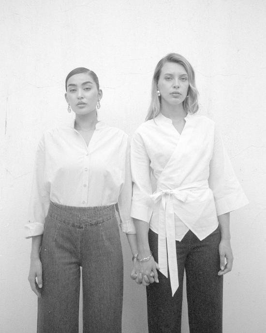  나지라 블라우스 하디아 랩탑 - NAZEERAH