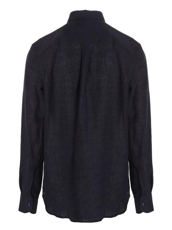  브리오니 긴팔 셔츠 린넨 셔츠 블루 - BRIONI