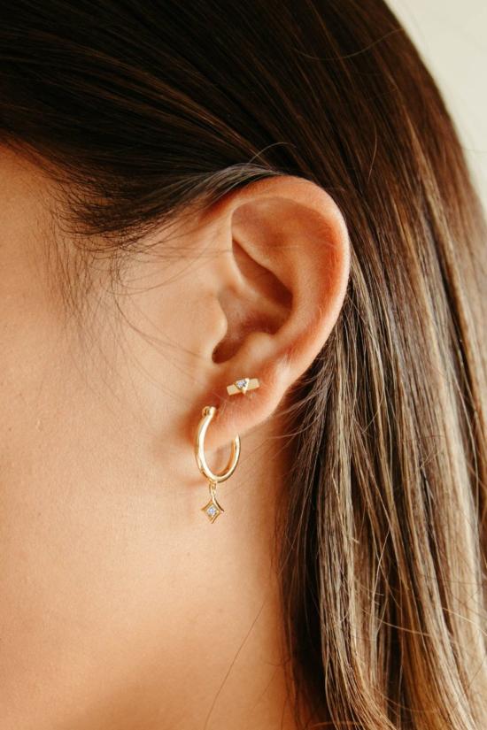  시에라 윈터 주얼리 이어링 노바  화이트 토파즈 - SIERRA WINTER JEWELRY