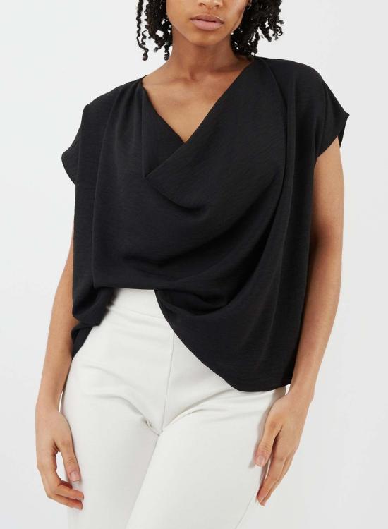  Meg 블라우스 메그 카울  블랙