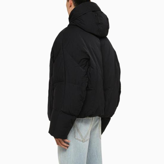  보테가베네타 패딩 보테가 베네타 테크니컬 나일론 다운 재킷 다크 네이비 - BOTTEGA VENETA