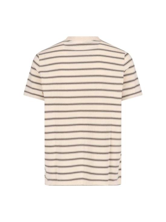  아페쎄 탑 A.P.C. 로고 티셔츠 크림색 - A.P.C.