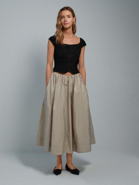  Sullivan 롱 스커트 설리번 타프타 스커트 - OTHER BRANDS