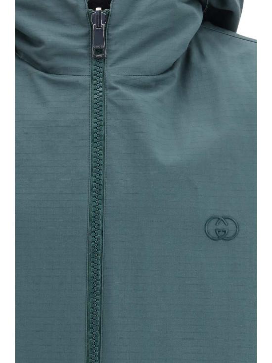  구찌 자켓 리버서블 코튼 립스톱 재킷 - GUCCI