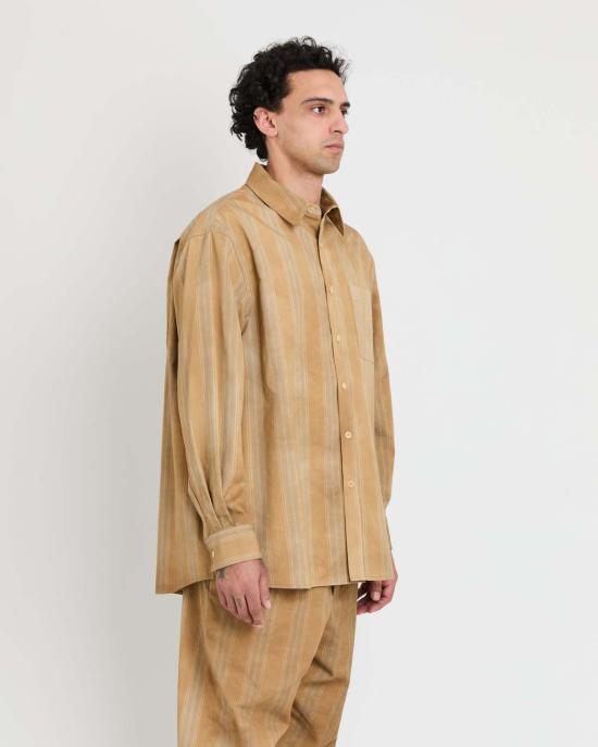  셔츠 콜보 출시 예정 Tk 셔츠 워시 아웃 스트라이프 - OTHER BRANDS