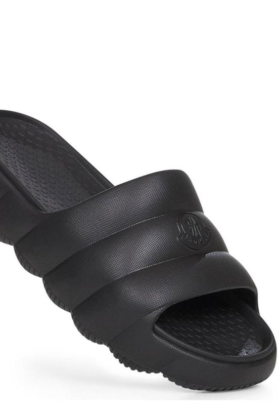  몽클레어 샌들 몽클레르 릴로 퀼팅  블랙 - MONCLER