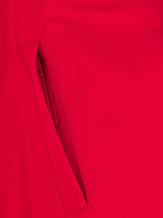  발렌시아가 스웨터 로고 지퍼 스웨트셔츠 레드 - BALENCIAGA