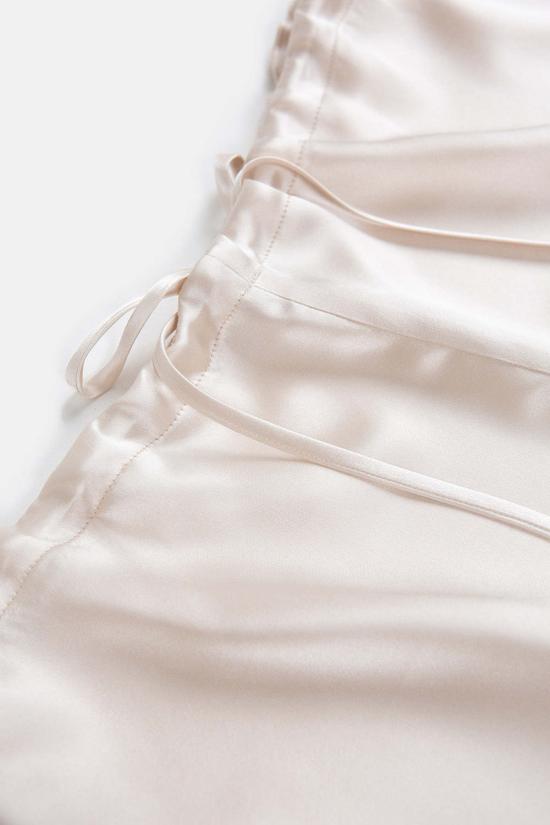  에리카 타노브 캐미솔 Stevie Silk Charmeuse 탭 팬츠 Alabaster - ERICA TANOV