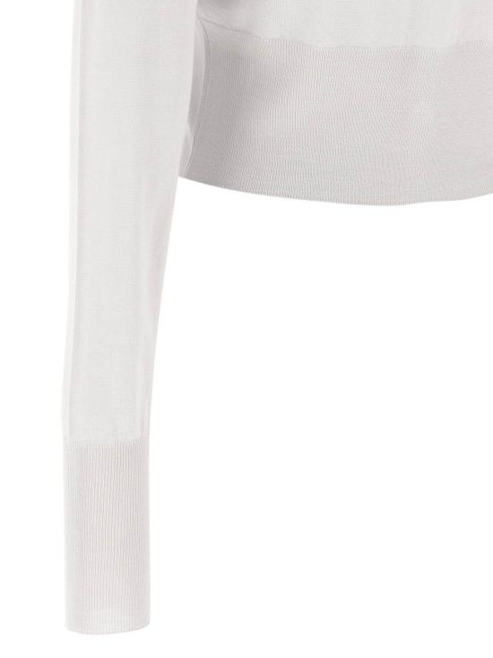  비비안웨스트우드 가디건 비비안 웨스트우드 비 크롭 울/실크  그레이 - VIVIENNE WESTWOOD