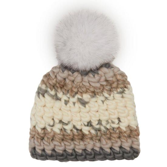  미샤램퍼트 모자 미샤 램퍼트 커스텀 스트라이프 비니 - MISCHA LAMPERT