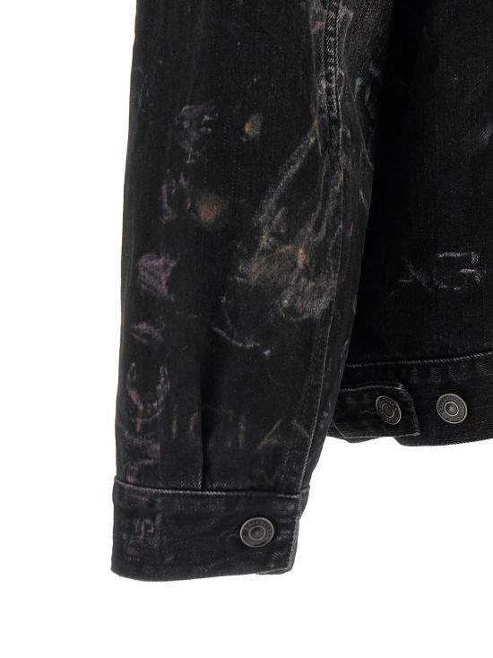  발렌시아가 데님 자켓 오버사이즈 재킷 블랙 - BALENCIAGA