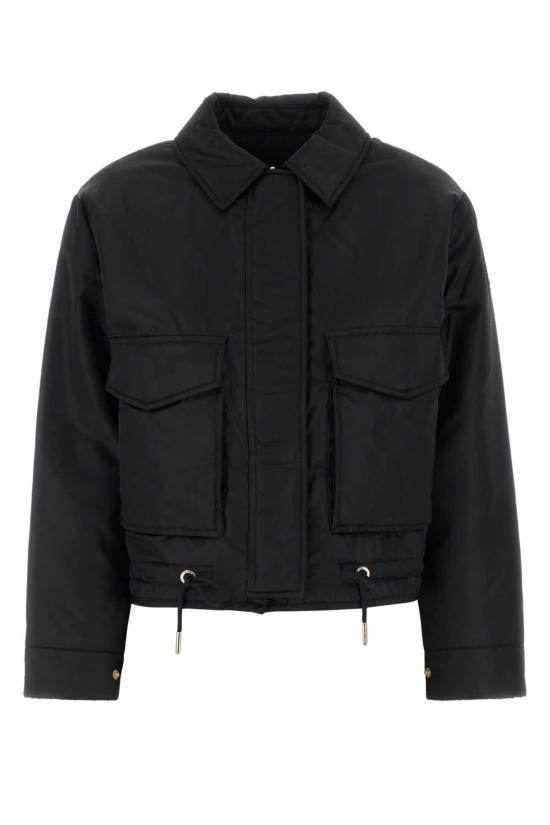  마이클 코어스 패딩 나일론 다운 재킷 블랙