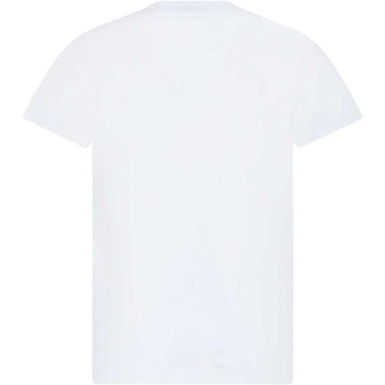  [키즈] 디스퀘어드2 트레이닝 상의 어린이용 Dsquared2 로고 티셔츠 (흰색) - DSQUARED2