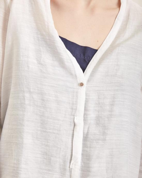  휴머노이드 블라우스 기타 셔츠 (흰색) - HUMANOID