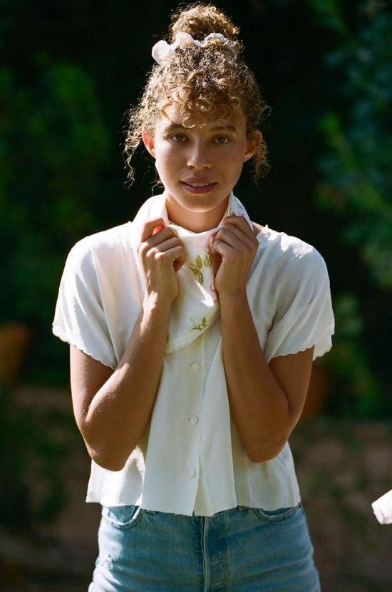  메릿 찰스 머플러/스카프 로즈 페이스 반다나 페넬로페 반다나 - MERRITT CHARLES