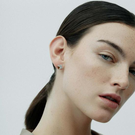  밍유왕 이어링 밍위왕 칩  스모키 쿼츠 - MING YU WANG