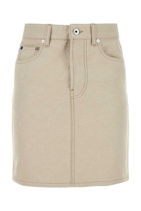  버버리 데님 스커트 샌드 데님 미니스커트 러블