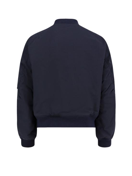  지방시 봄버 자켓 코튼 블렌드 봄버 재킷 블루 - GIVENCHY