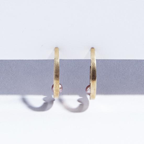  메탈렙시스 프로젝트 이어링 아르코 후프 브라스 - METALEPSIS PROJECTS