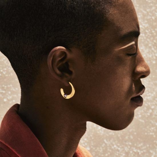  메탈렙시스 프로젝트 이어링 아르코 후프 브라스 - METALEPSIS PROJECTS