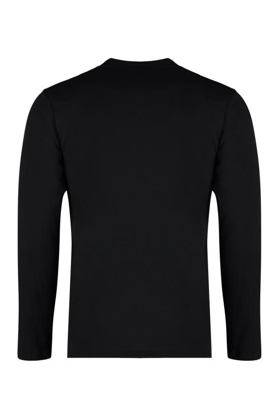  톰포드 반팔 티셔츠 톰 포드 코튼 크루넥 티셔츠 블랙 - TOMFORD