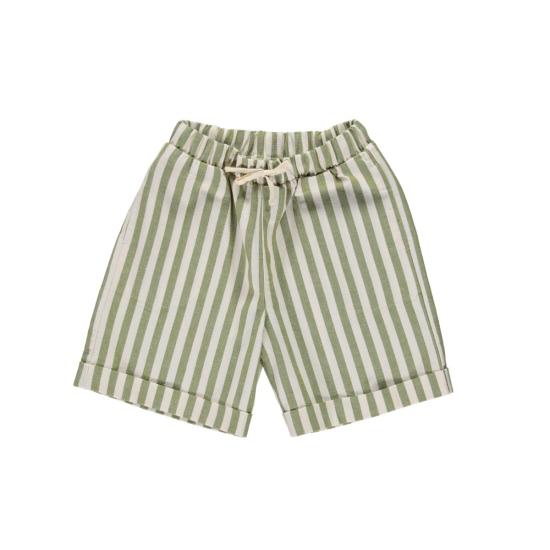  [키즈] 릴루 쇼츠/버뮤다 키즈 리일루 스트라이프 버뮤다 반바지 올리브 스트라이프