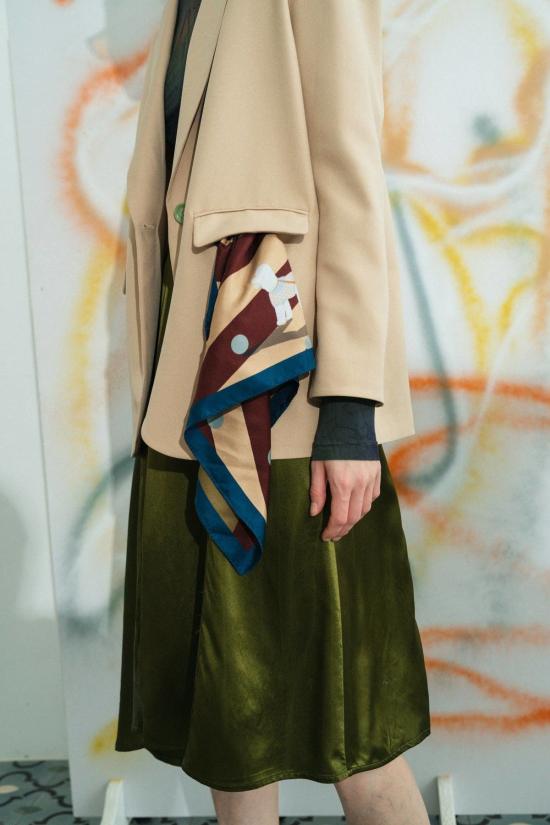  Lost Pattern NYC 머플러/스카프 로스트 패턴 NYC 판디타 더 도그 실크 반다나 - OTHER BRANDS